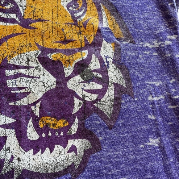 Purple LSU T-Shirt Small - Picture 3 of 5